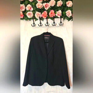 Liz Claiborne Class Pinstriped Blazer Jacket